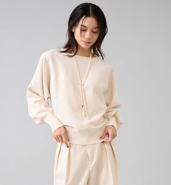 Liesse「【定番】布帛コンビニットトップス」|ニット・セーター|