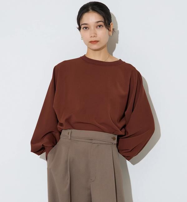 Liesse「【定番】布帛コンビニットトップス」|ニット・セーター|