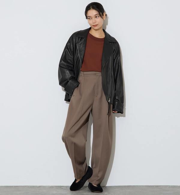 Liesse「【定番】布帛コンビニットトップス」|ニット・セーター|