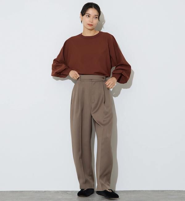 Liesse「【定番】布帛コンビニットトップス」|ニット・セーター|