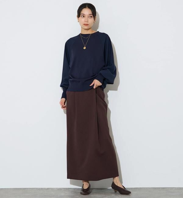 Liesse「【定番】布帛コンビニットトップス」|ニット・セーター|