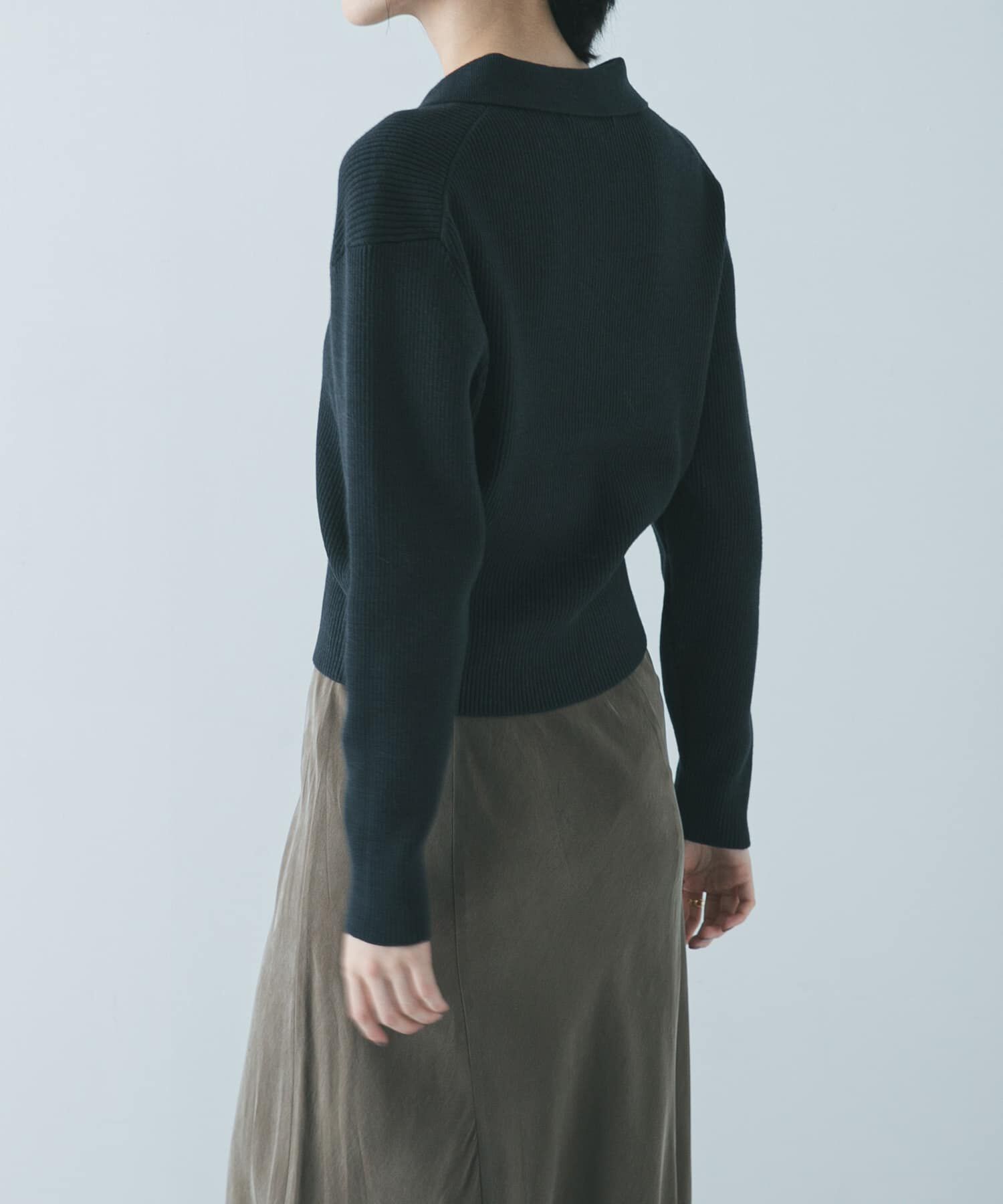 URBAN RESEARCH「コットンシルクポロ衿ニット」|ニット・セーター|