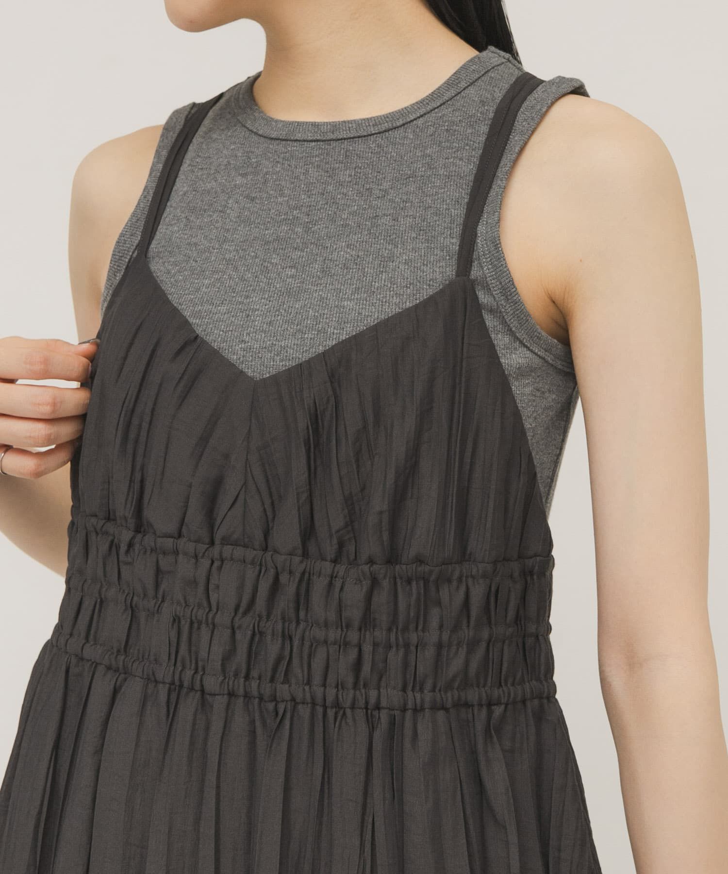  「クロップドタンクトップ」|タンクトップ|