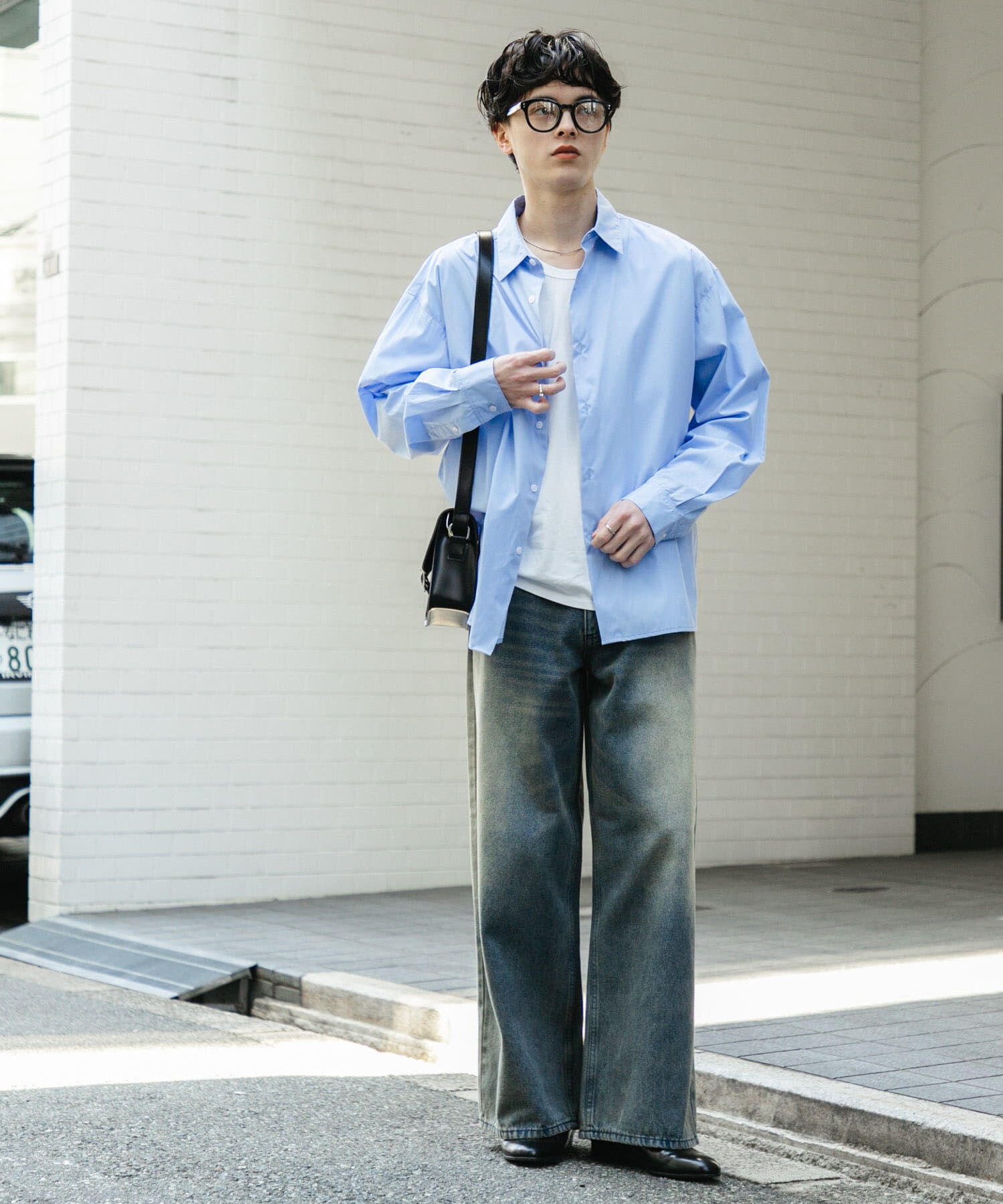 SENSE OF PLACE by URBAN RESEARCH「『ユニセックス』ヴィンテージライクデニムワイドパンツ」|デニム|