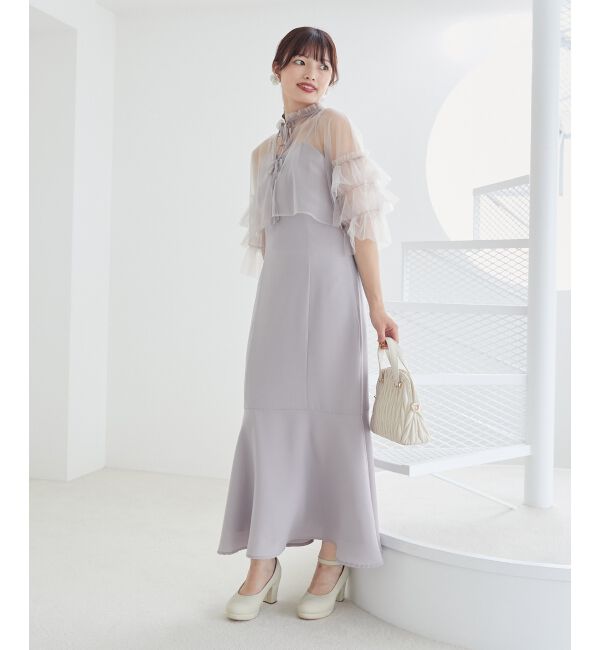 MAJESTICLEGON「2wayチュールボレロセットドレス」|ドレス|