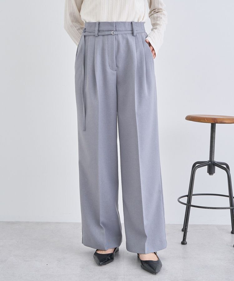 earth music&ecology「ベルトタックパンツ」|その他|