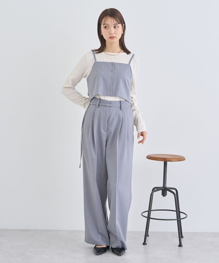 earth music&ecology「ベルトタックパンツ」|その他|