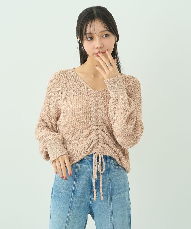 earth music&ecology「ドロストニットプルオーバー」|ニット・セーター|