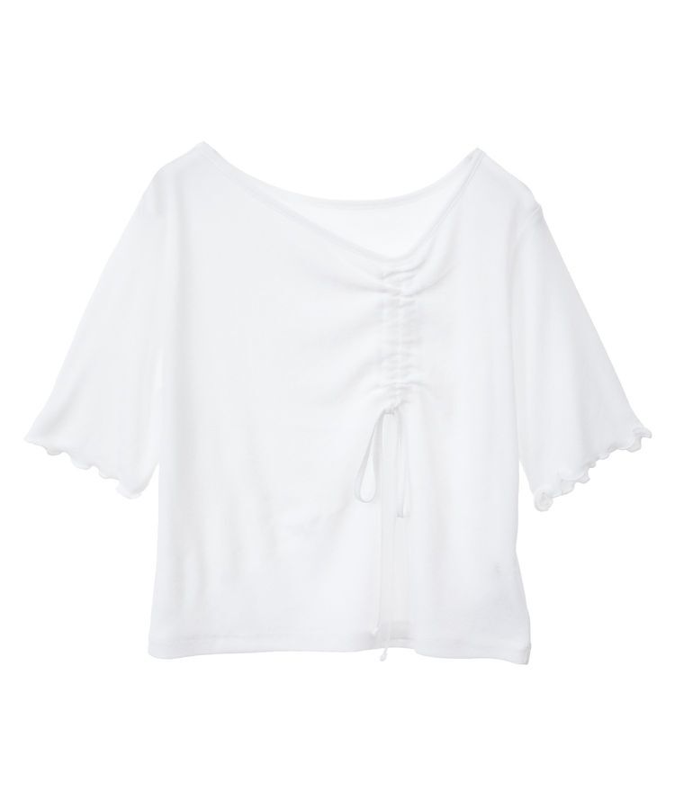 earth music&ecology「アシメネックドロストシアープルオーバー」|Tシャツ・カットソー|