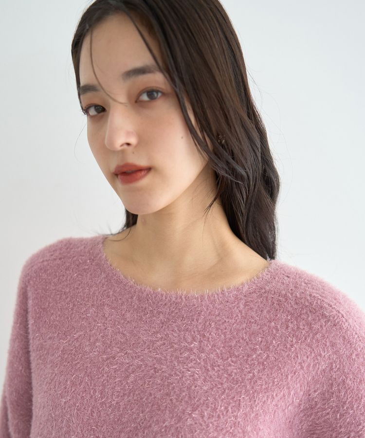 YECCA VECCA「ラメシャギードルマンニット」|ニット・セーター|