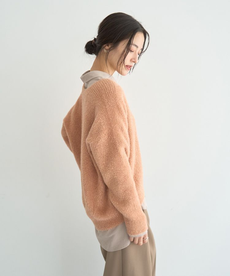 YECCA VECCA「ラメシャギードルマンニット」|ニット・セーター|