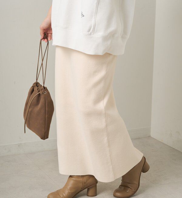  「【Du noir】総針ニットナロースカート」|スカート|