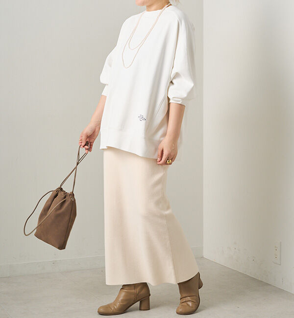  「【Du noir】総針ニットナロースカート」|スカート|