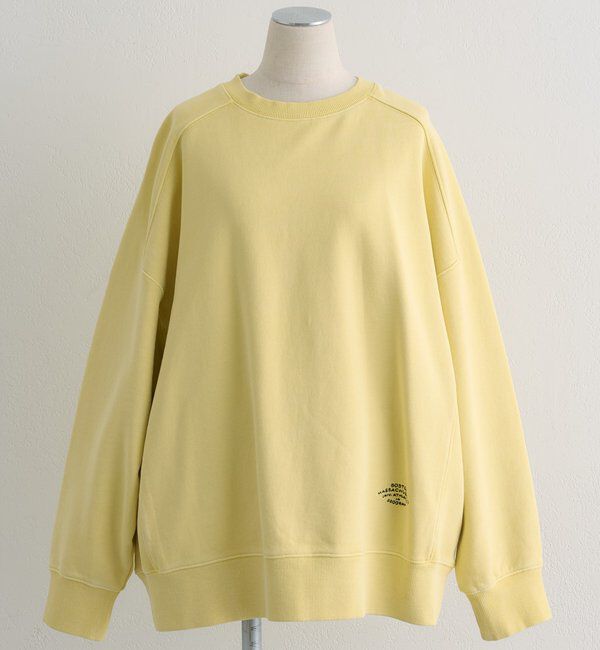  「ロゴ刺繍チュニックスウェット」|プルオーバー|