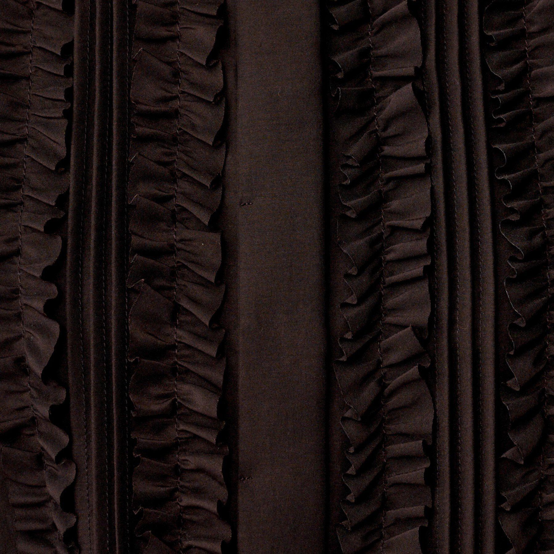 UNTITLED「【1枚で着映え/オンオフ着回し】フリルサテンブラウス」|シャツ・ブラウス|