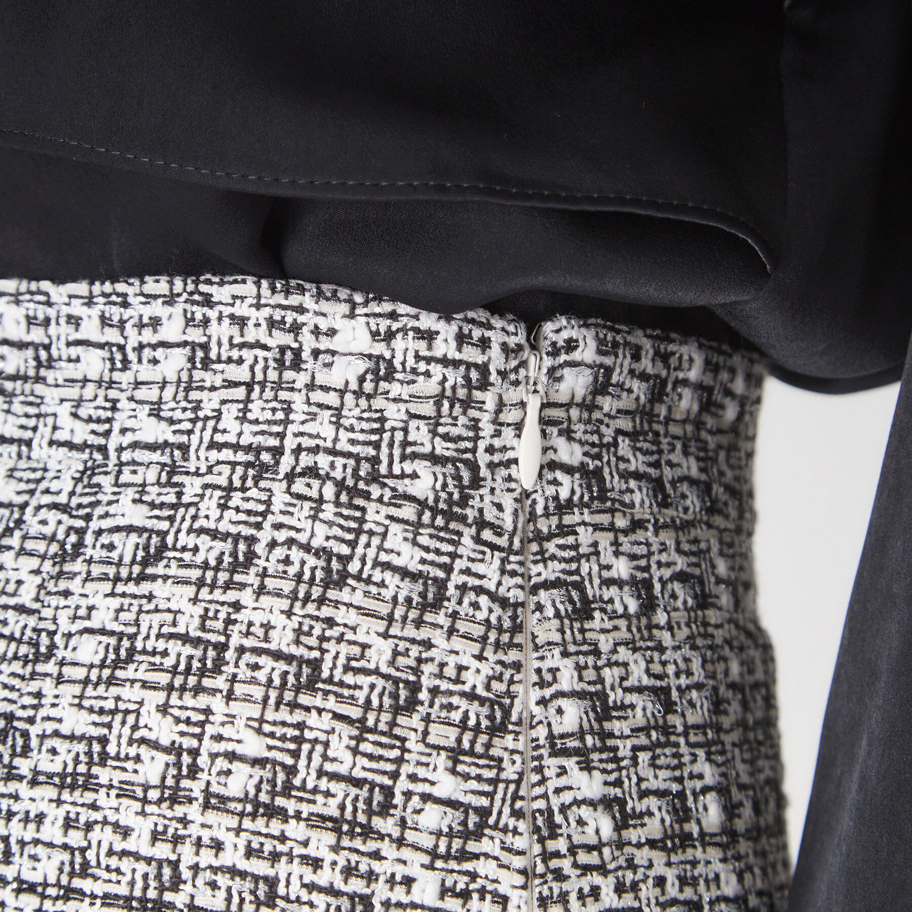 COUP DE CHANCE「【日本製】ファンシーツィードのセミAラインスカート」|スカート|