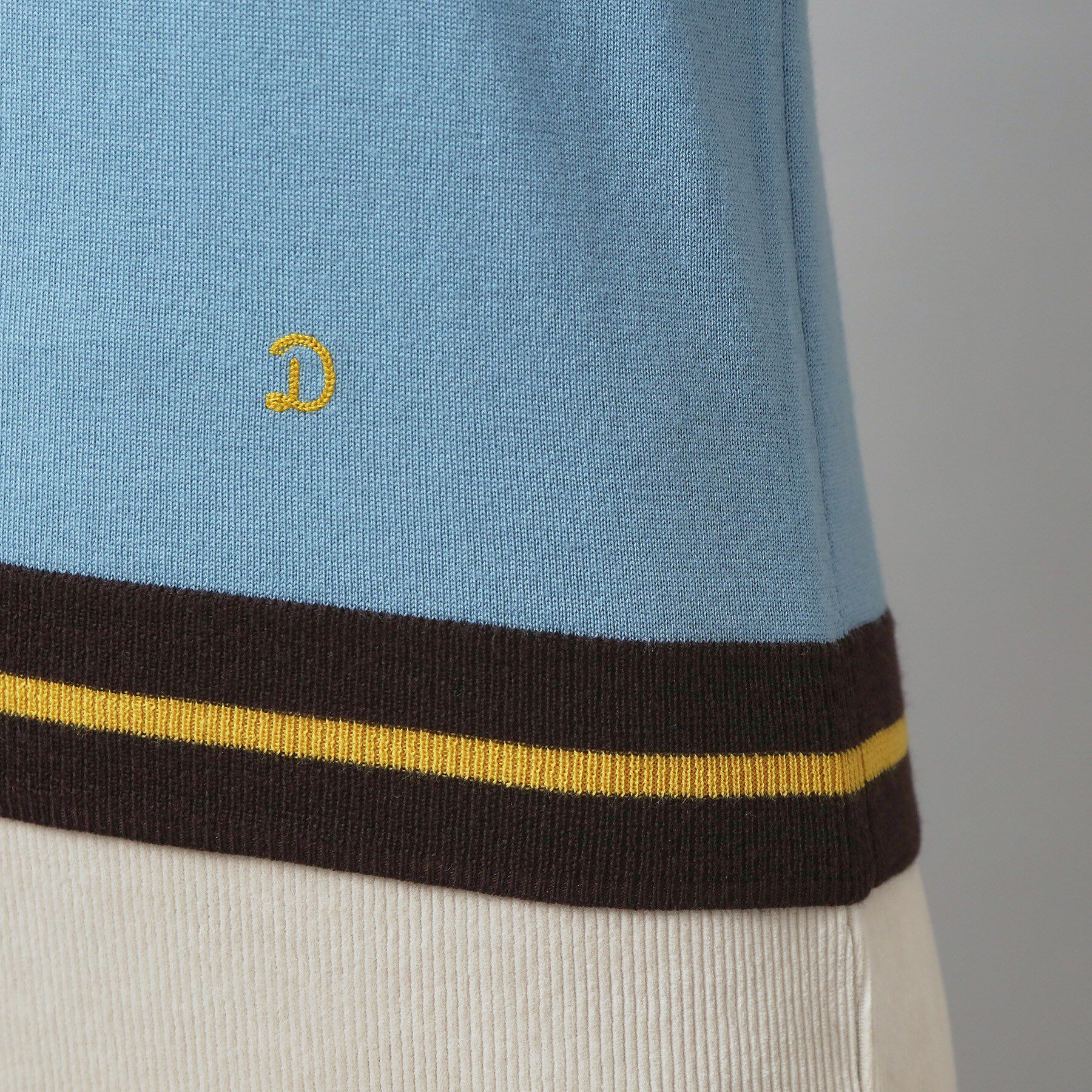 DRESSTERIOR「ファインメリノクルーネックラインプルオーバー」|ニット・セーター|