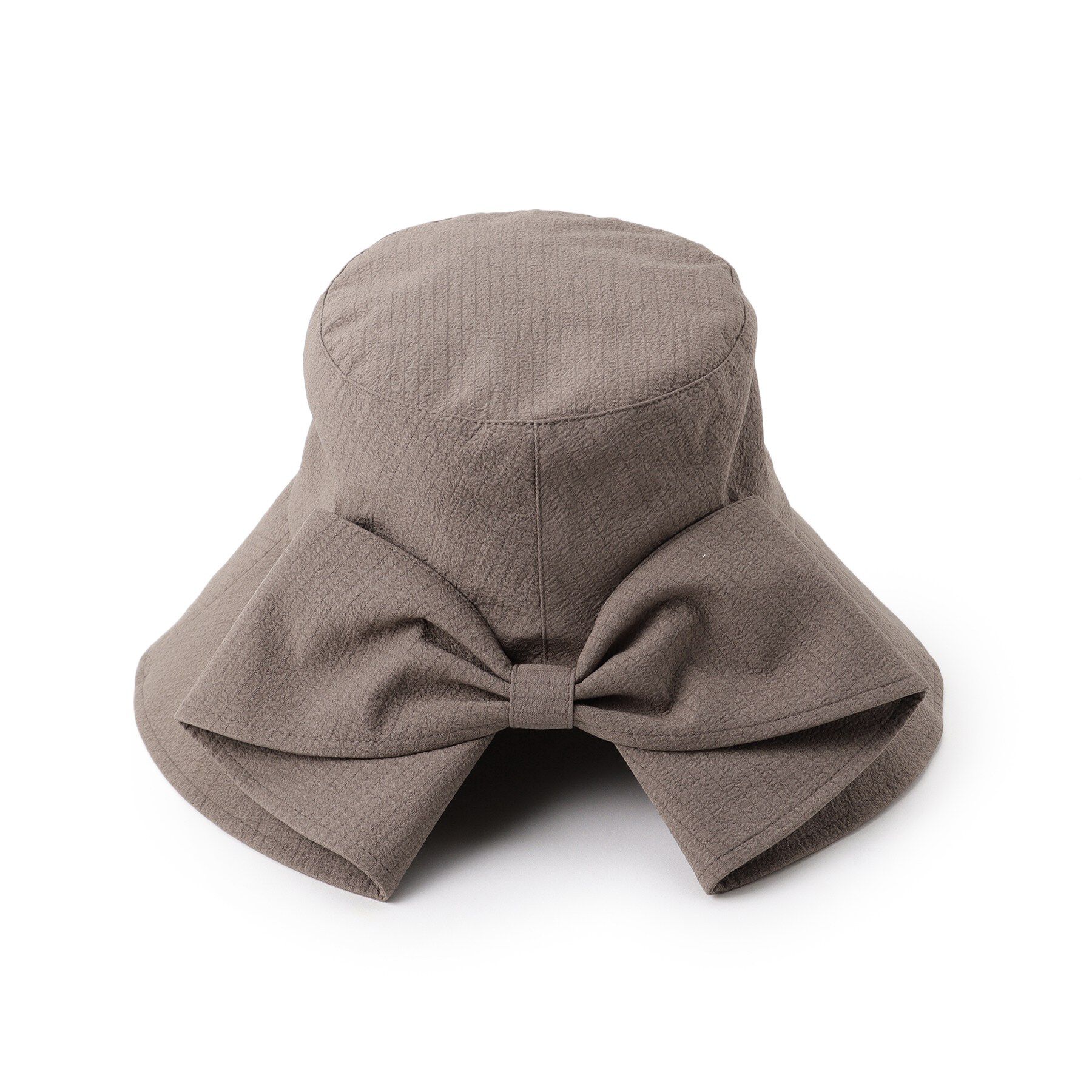 grove「ワイドブリムリボンハット【UVカット・接触冷感・ウォッシャブル】」|ハット|