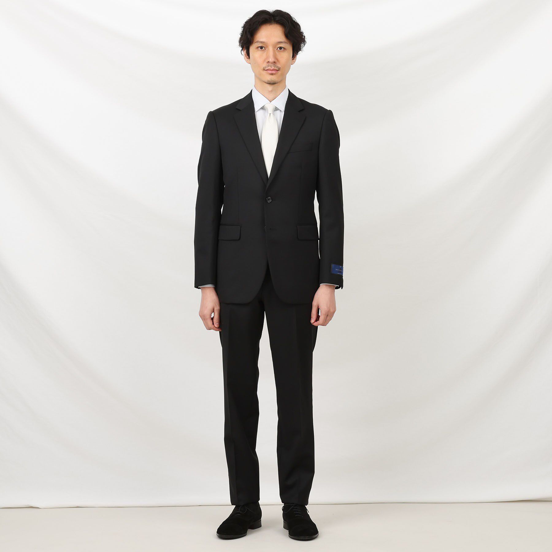 TAKEO KIKUCHI「【冠婚葬祭】無地 サージスーツ/3ピース対応可」|スーツ|
