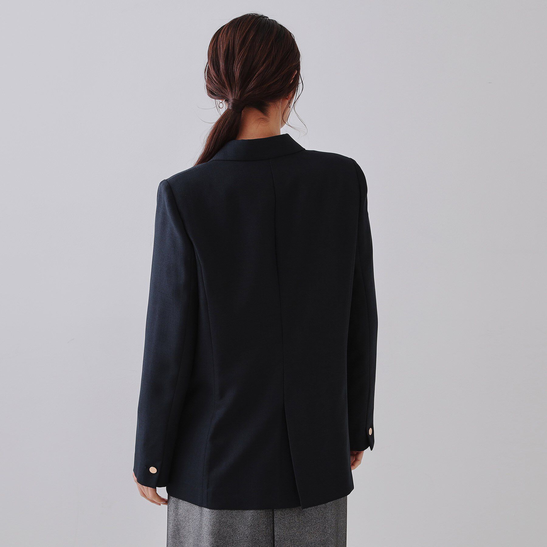 OPAQUE.CLIP「金ボタンダブルテーラードジャケット【洗える】」|テーラードジャケット|