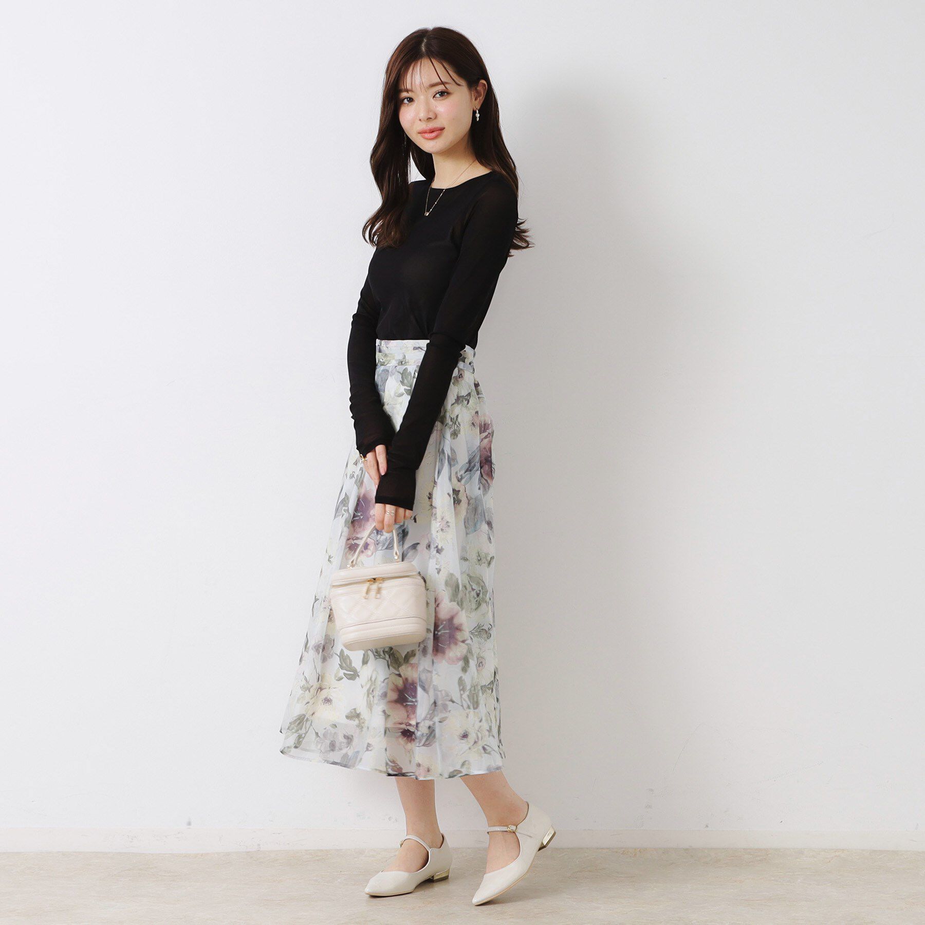 Couture broach「チュールクルーネックTシャツ」|Tシャツ・カットソー|