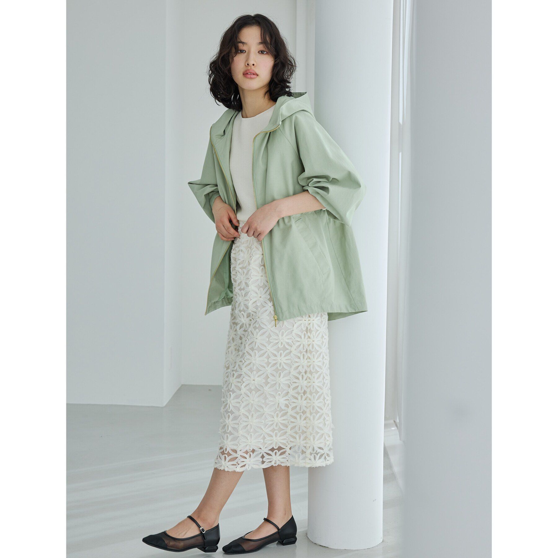 THE SHOP TK「【撥水】ウエストドロストマウンテンパーカ」|ブルゾン・スタジャン|