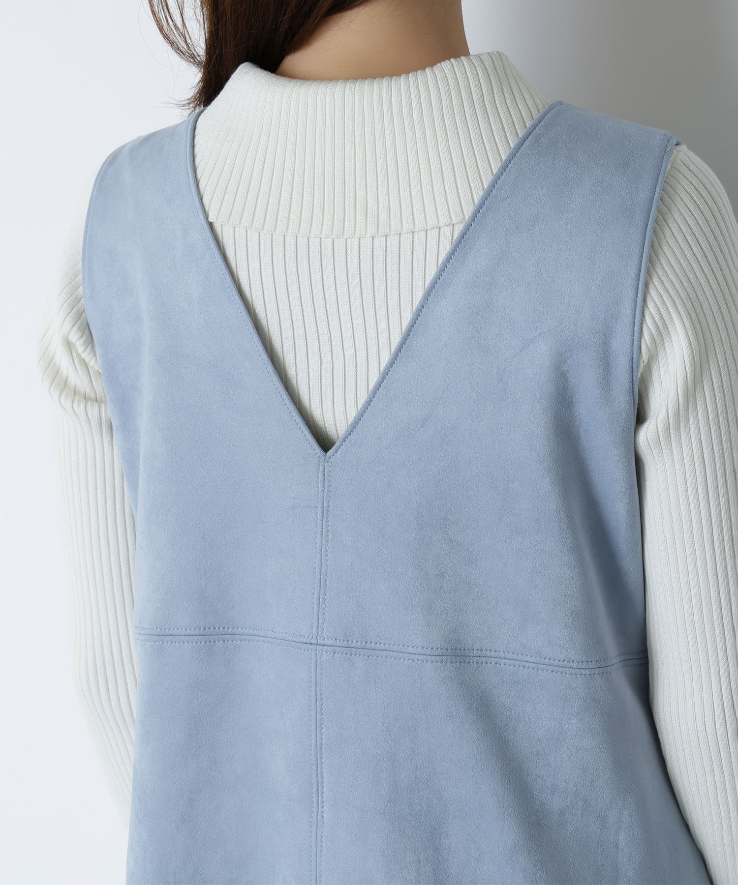  「フェイクスウェードミニジャンスカ」|ワンピース|