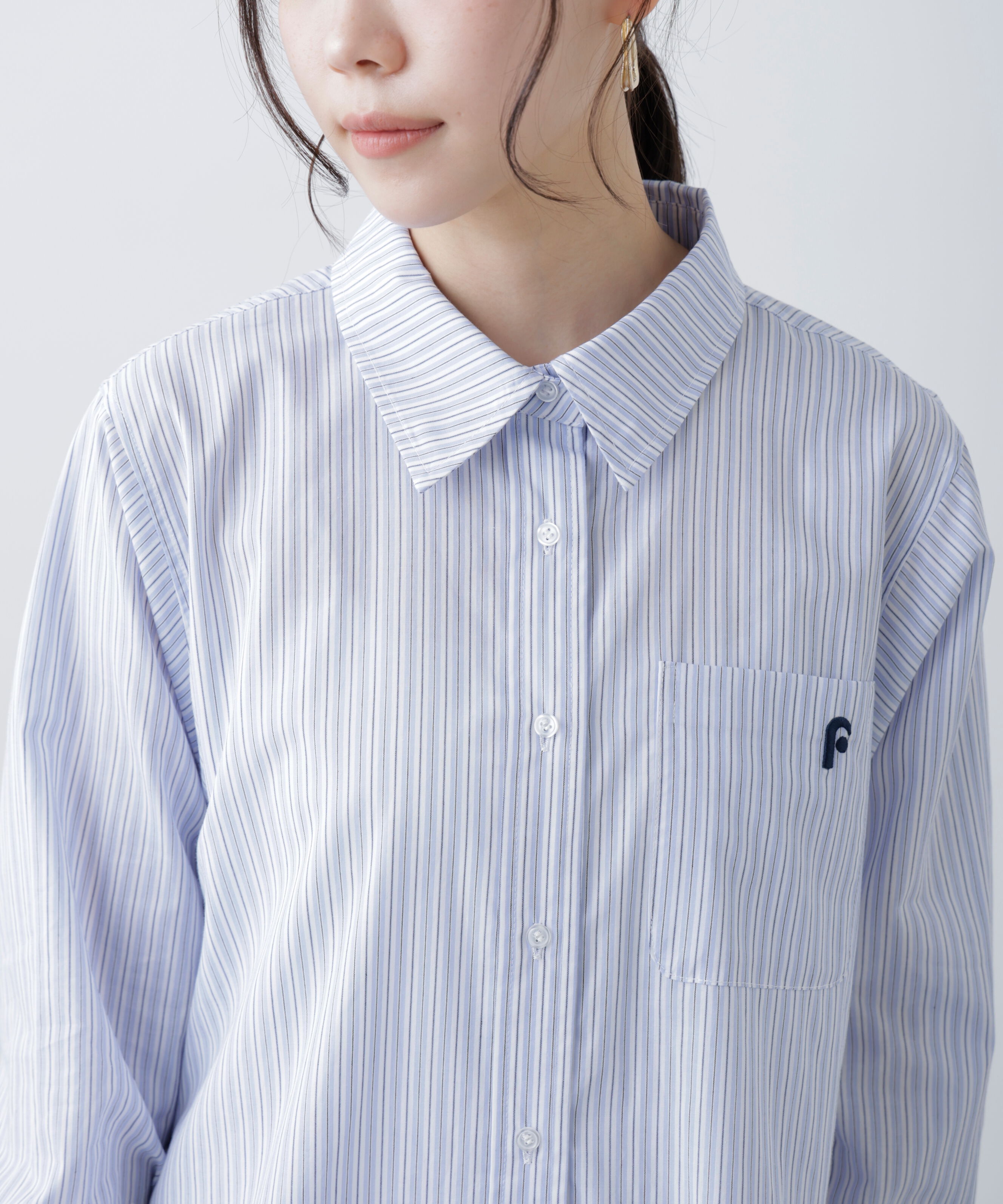  「バルーンシャツミニワンピース」|ワンピース|