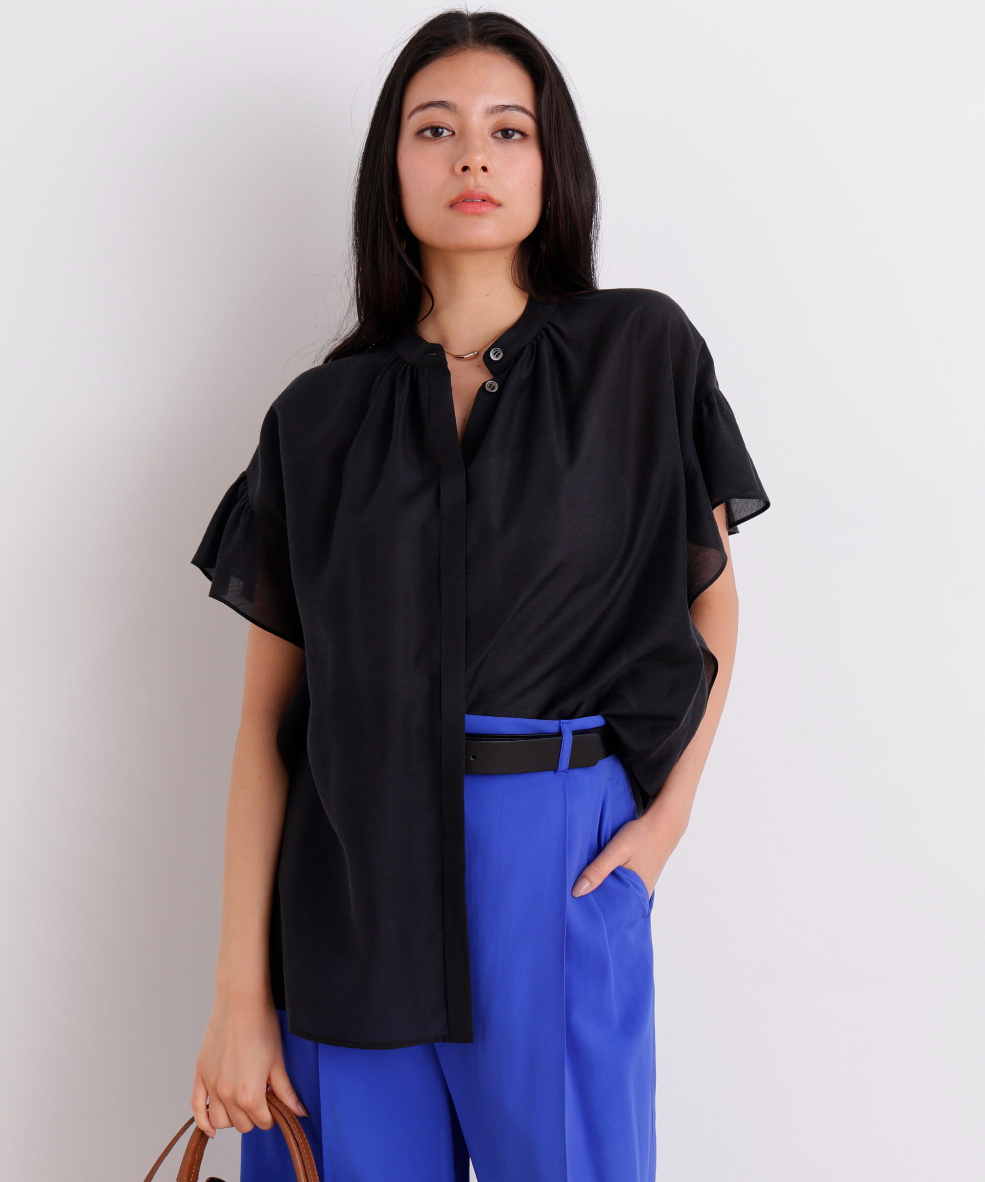  「ラッフルスリーブブラウス」|シャツ・ブラウス|