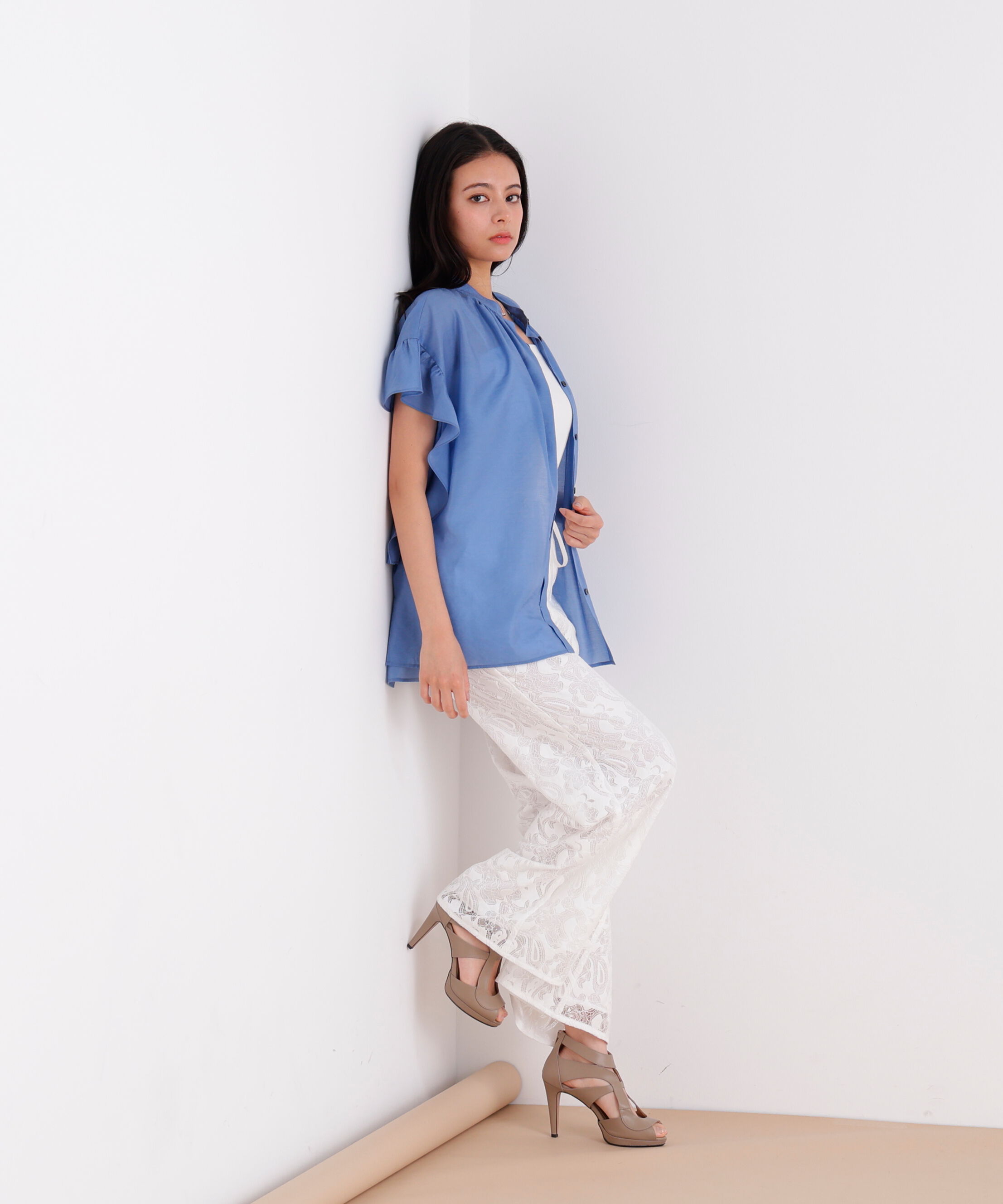  「ラッフルスリーブブラウス」|シャツ・ブラウス|