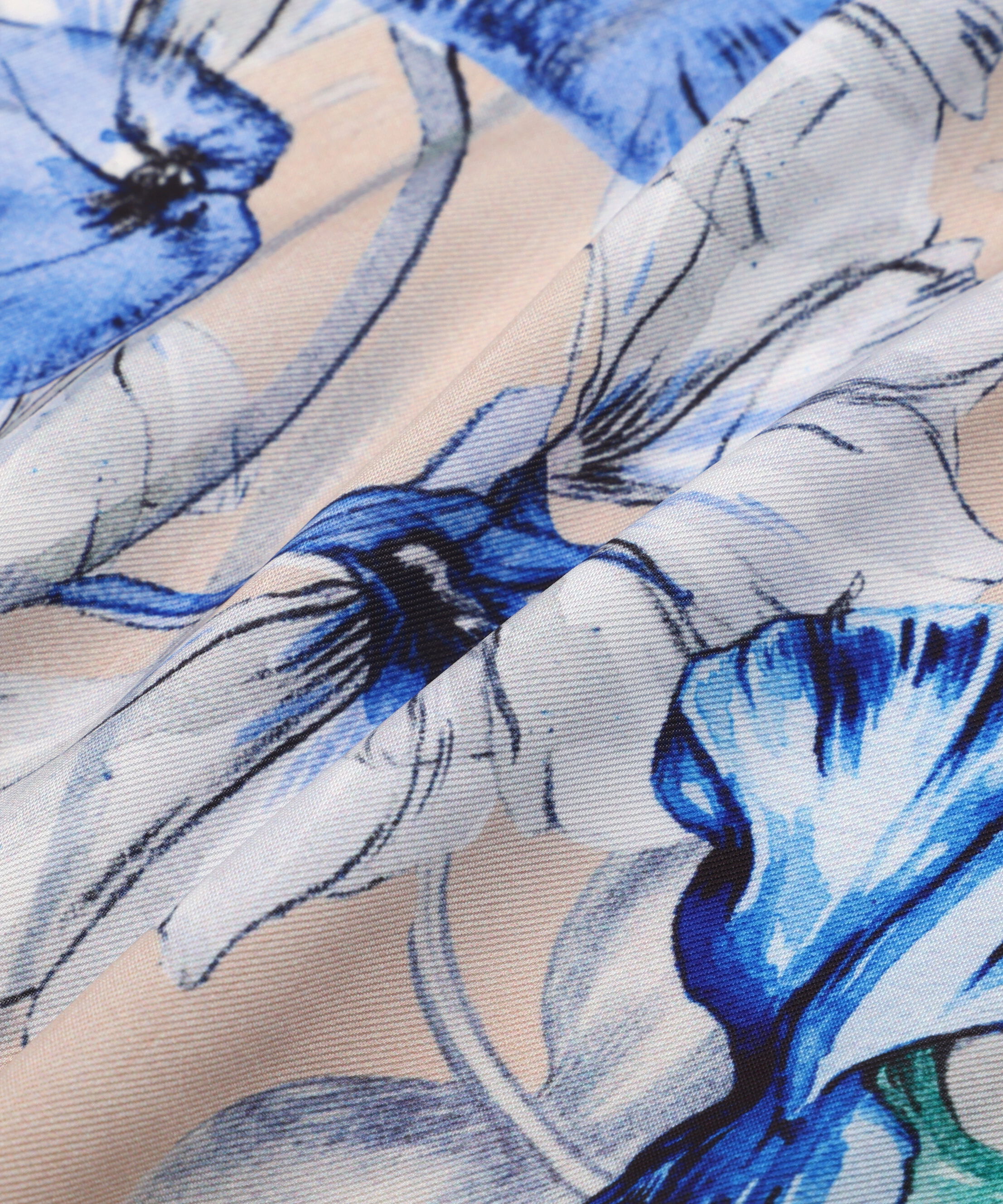  「ボタニカルアートプリントスカーフ」|バンダナ・スカーフ|