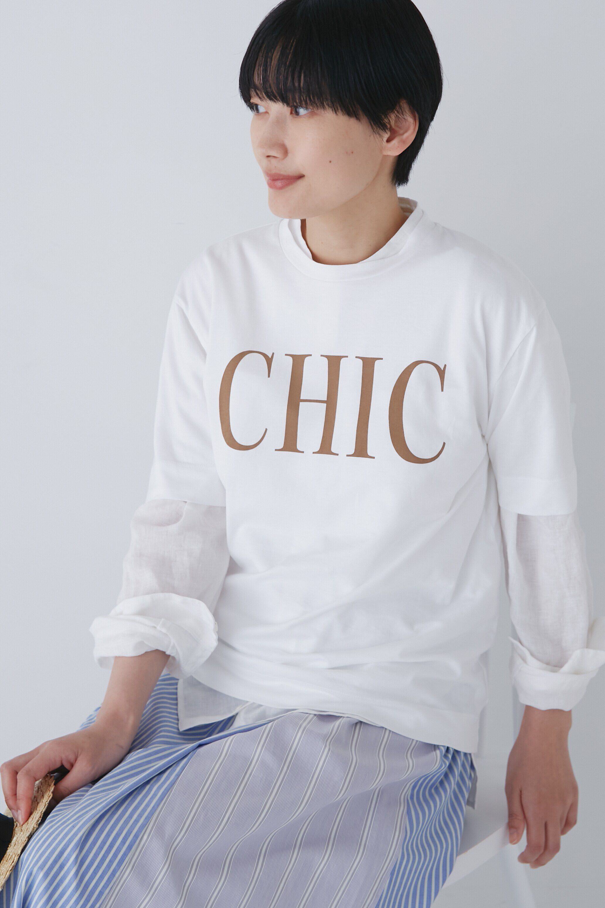  「◆ロゴＴシャツ」|Tシャツ・カットソー|ホワイト&times;キ  1