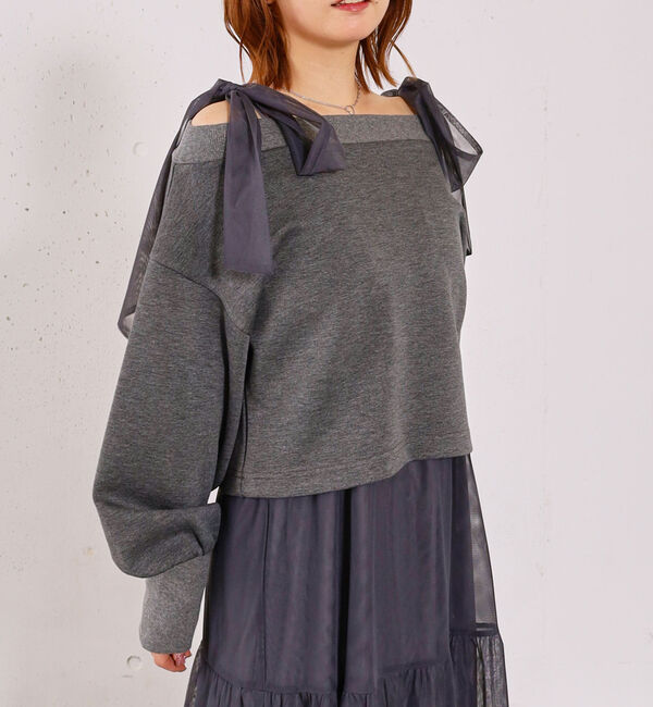 archives「ダンボールＰＯ&times;肩リボンキャミワンピースＳＥＴ」|ワンピース|