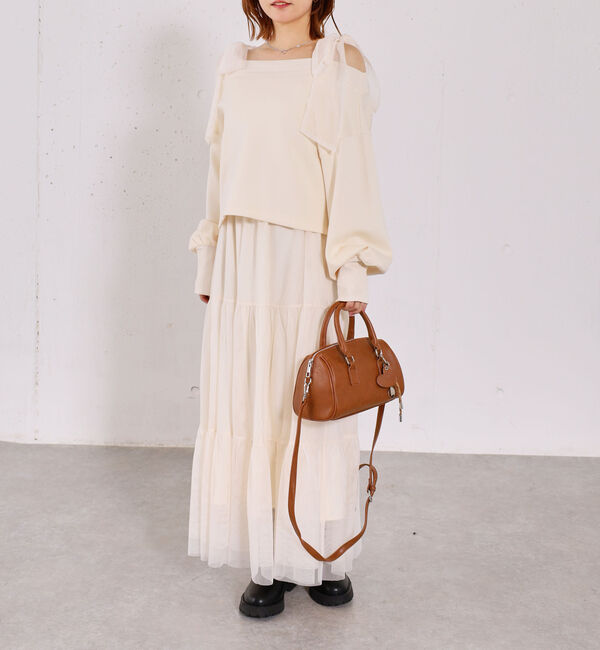 archives「ダンボールＰＯ&times;肩リボンキャミワンピースＳＥＴ」|ワンピース|