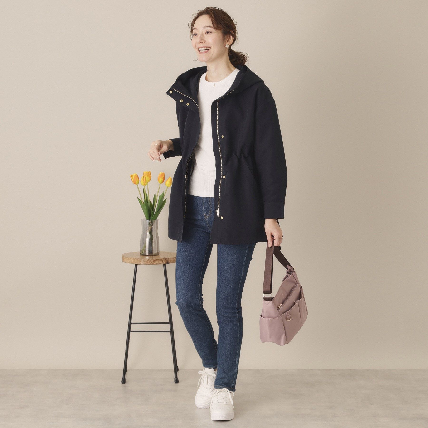 ITS&rsquo;DEMO「【花粉防止／撥水／手洗い可】ミディアム丈マウンテンパーカー」|その他|