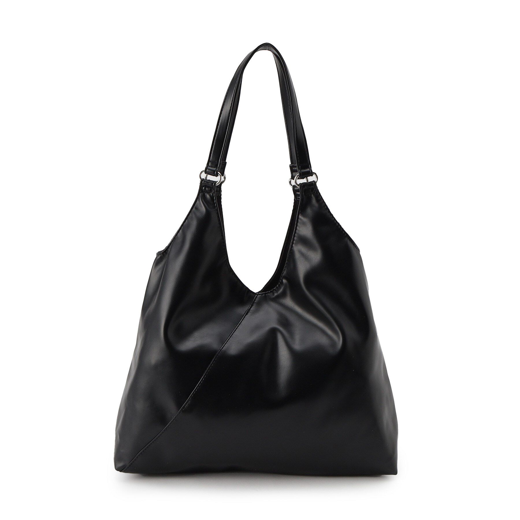 ITS&rsquo;DEMO「【A4対応】合皮Vカットトート」|トートバッグ|