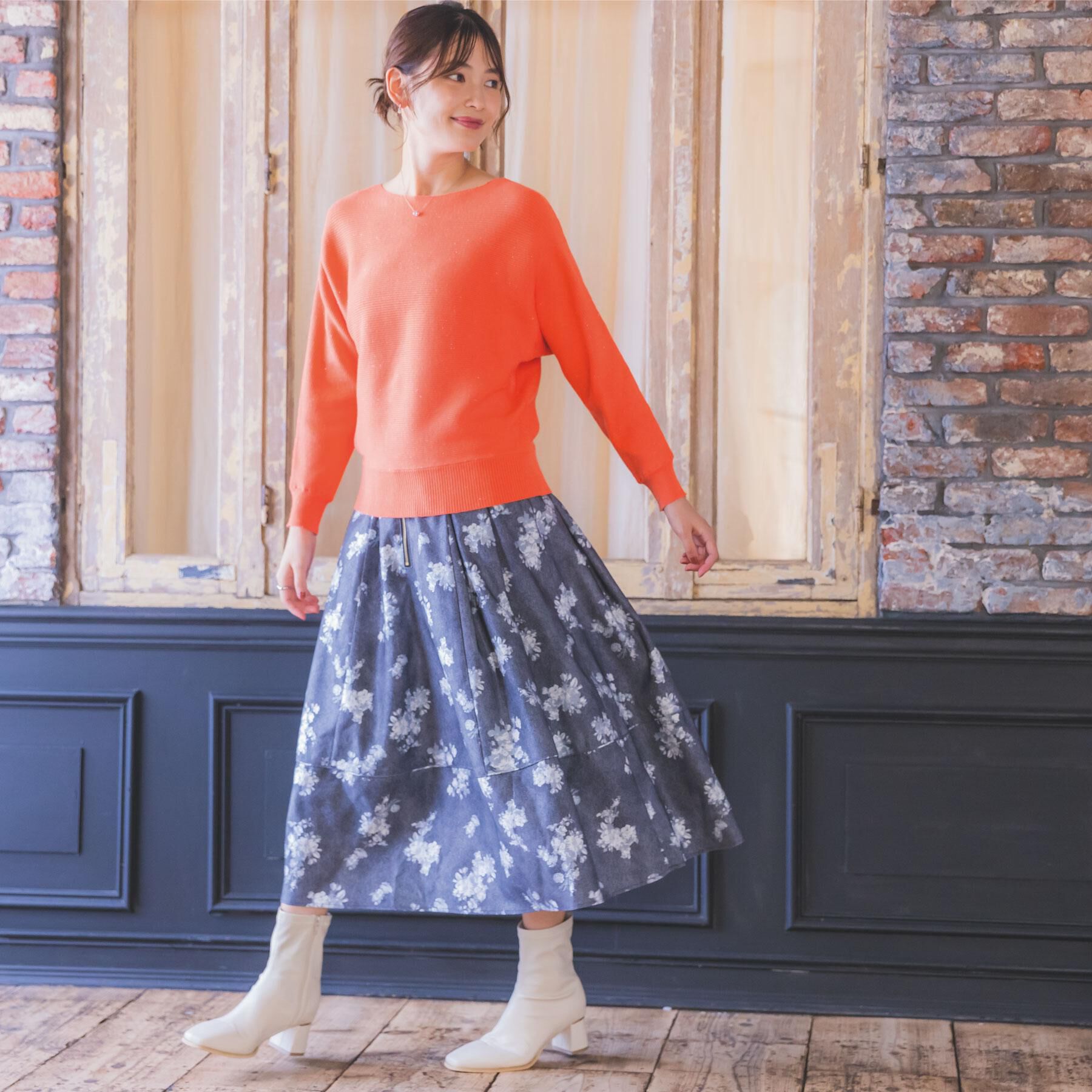 ITS&rsquo;DEMO「【手洗い可】アンジェリーナラメリブドルマンニット」|ニット・セーター|