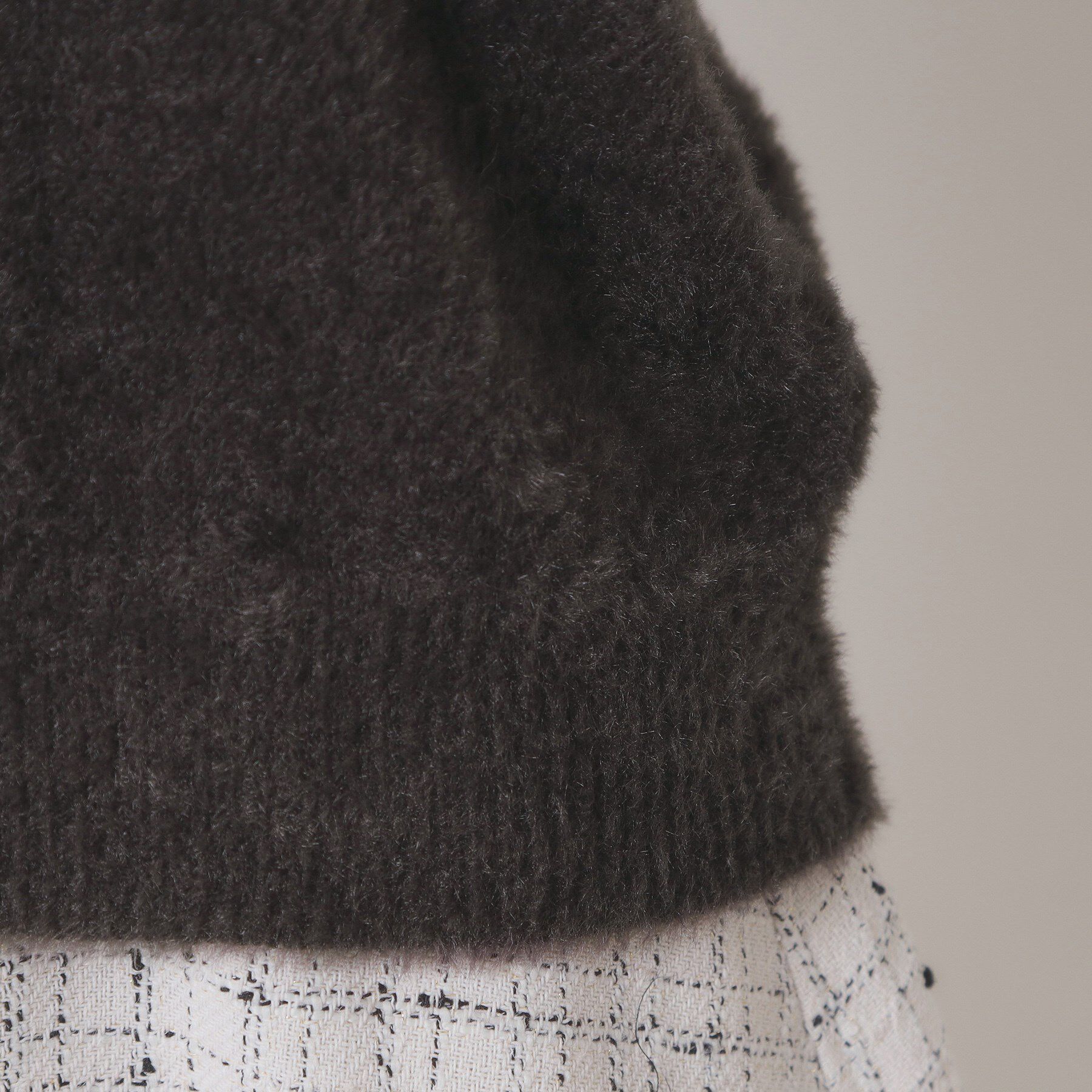 ITS&rsquo;DEMO「【手洗い可】フェザーヤーンクルーカーディガン」|カーディガン|