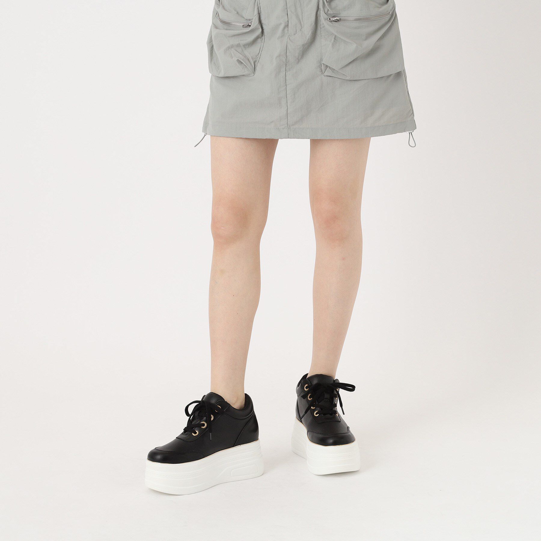 ESPERANZA「ゴールドライン厚底フラットスニーカー」|スニーカー|