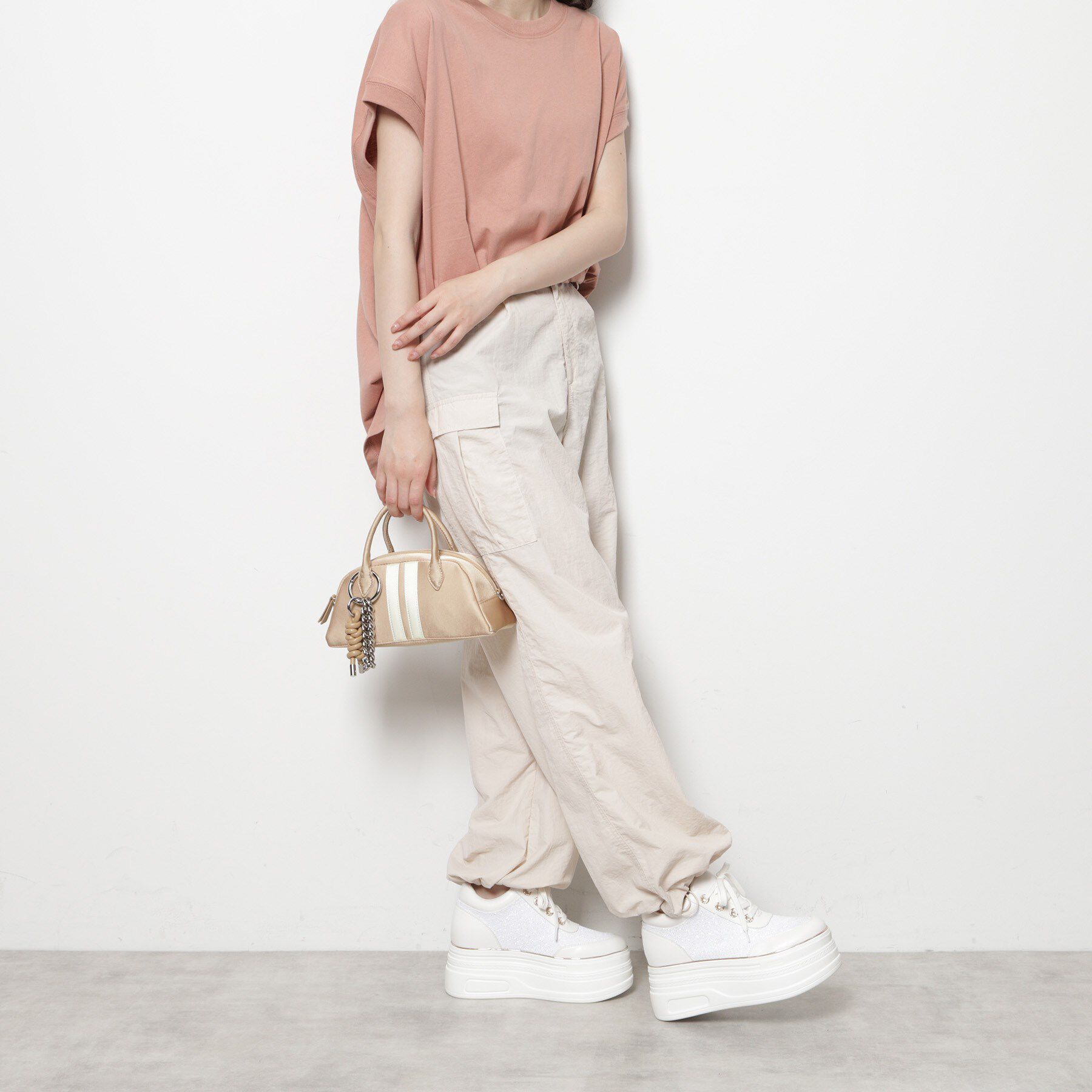 ESPERANZA「ゴールドライン厚底フラットスニーカー」|スニーカー|