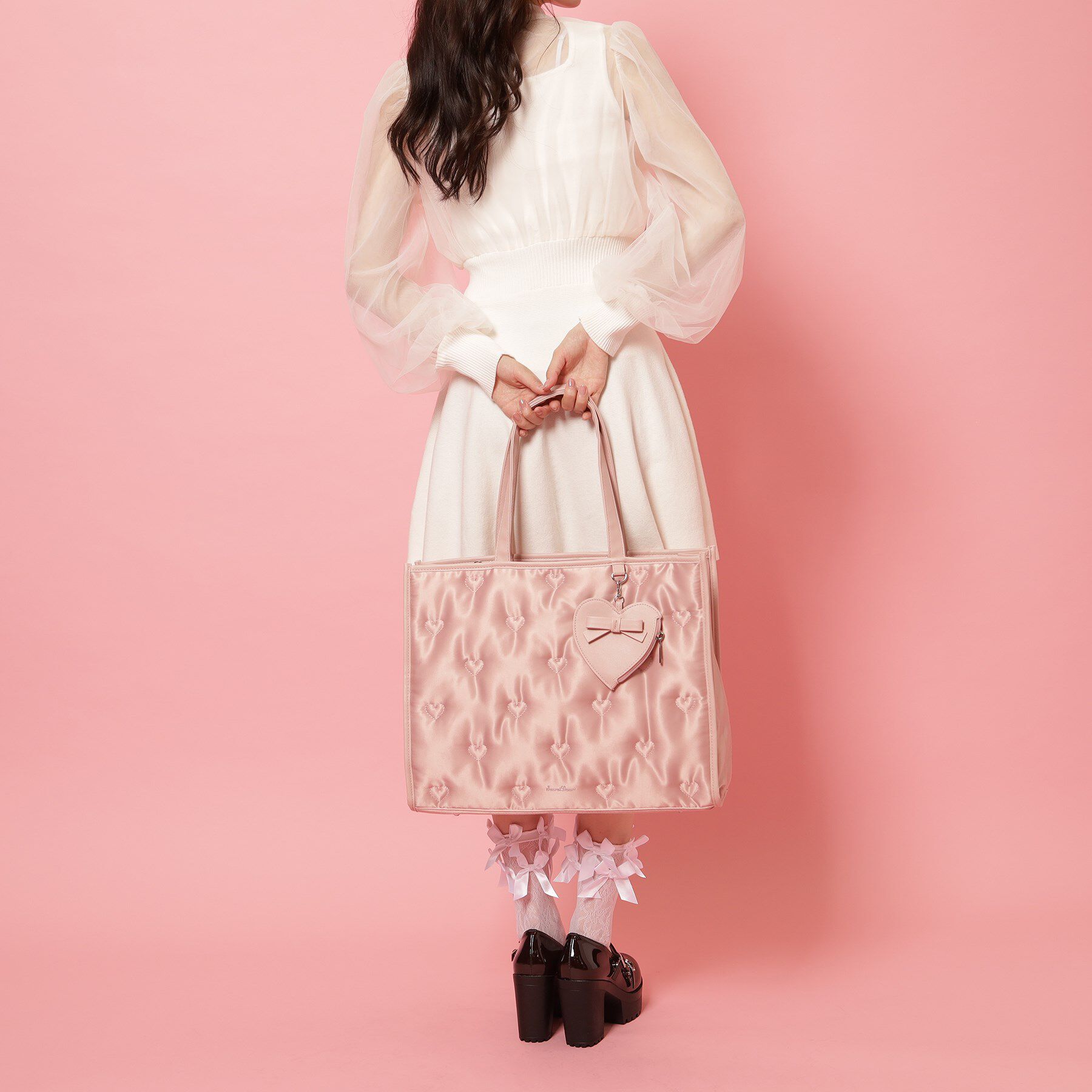 Ober Tashe「【新生活・新学期】ハートモチーフトートバッグ」|トートバッグ|