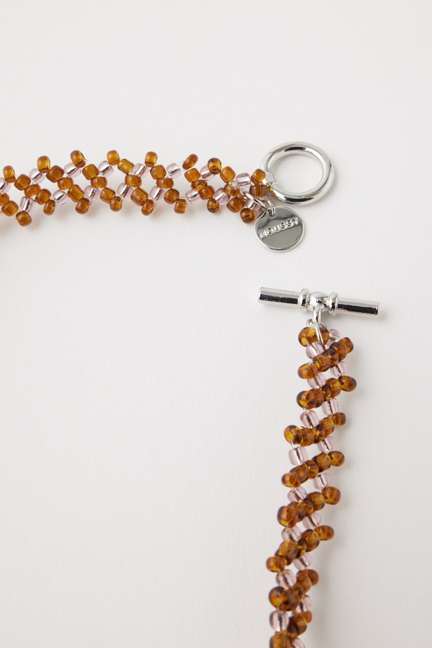 MOUSSY「BEADED SHELL チョーカー」|ネックレス|
