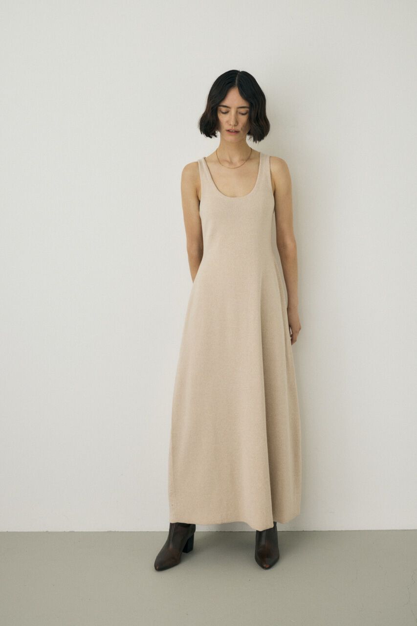 MOUSSY「ノースリーブニットワンピース　オーガニックコットン使用」|ワンピース|