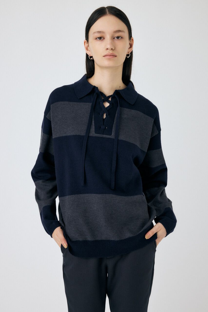 MOUSSY「RUGGER ニットトップス」|ニット・セーター|