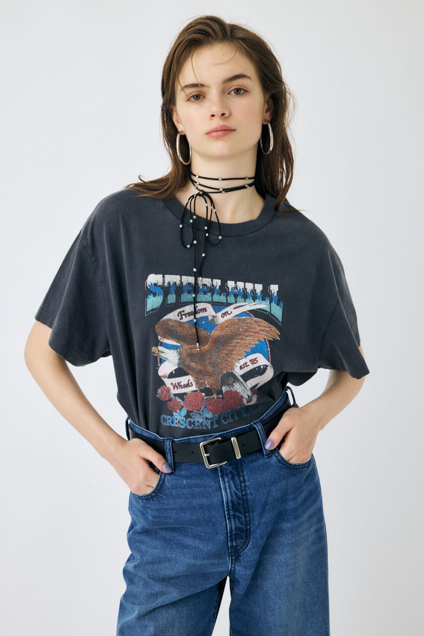MOUSSY「CA MOTORSHOP Tシャツ」|Tシャツ・カットソー|