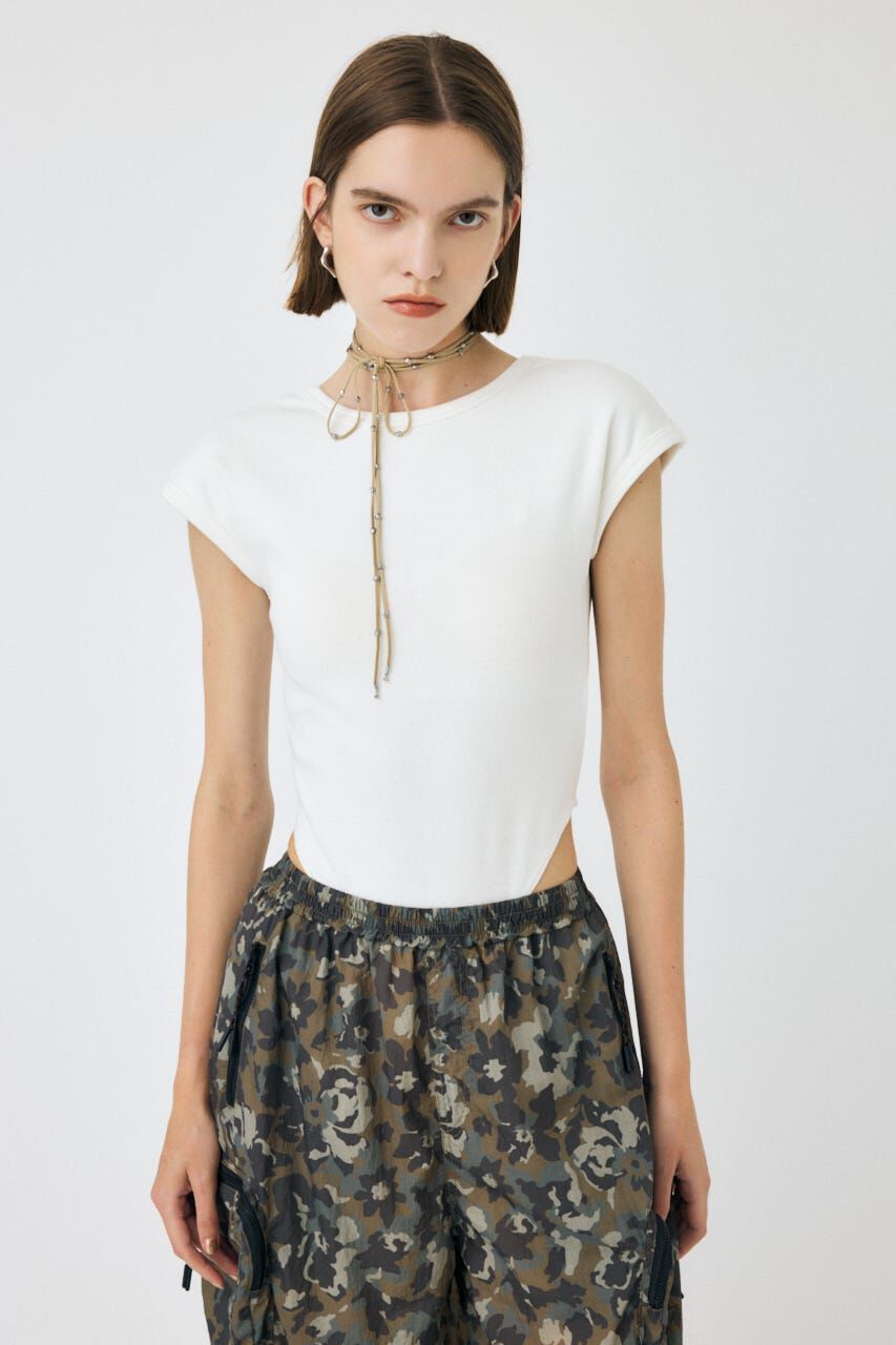 MOUSSY「CUP IN  ボディスーツ」|タンクトップ|WHT