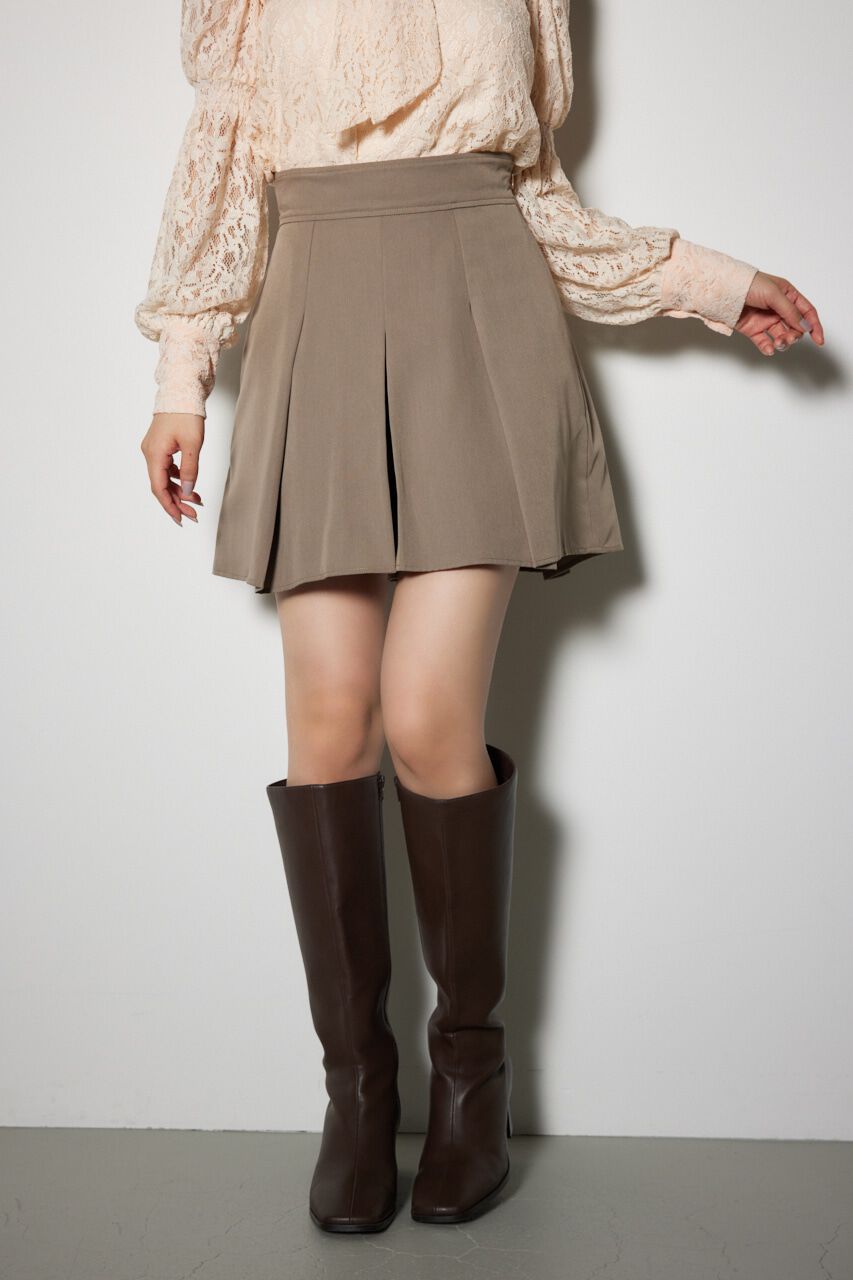 rienda「ハイウエストタックフレアショートパンツ」|その他|