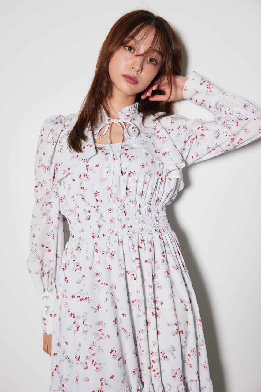 rienda「シャーリングフレアワンピース」|ワンピース|