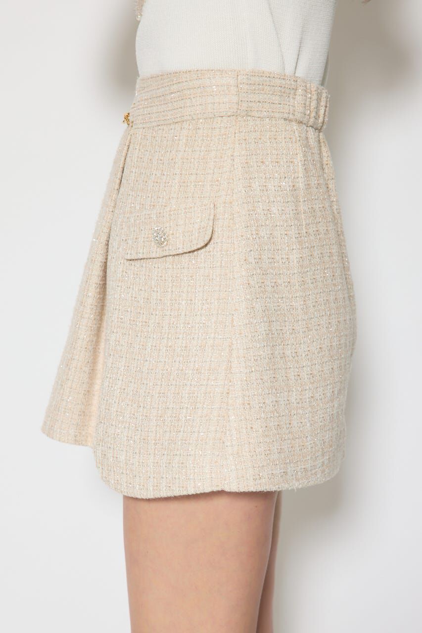 rienda「サイドラップツイードスコートショートパンツ」|その他|