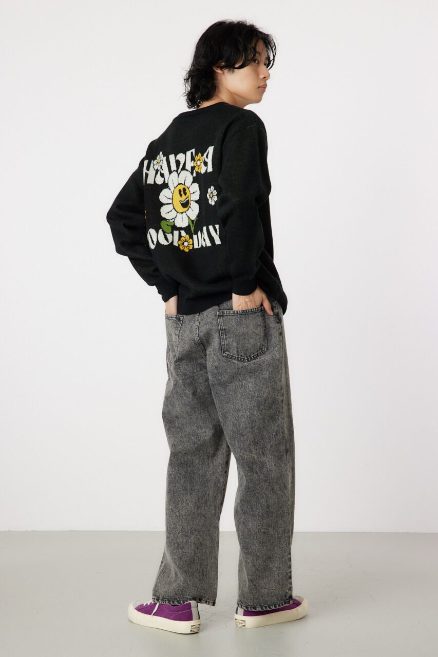 RODEO CROWNS「vintage wash ワイドデニムパンツ」|デニム|